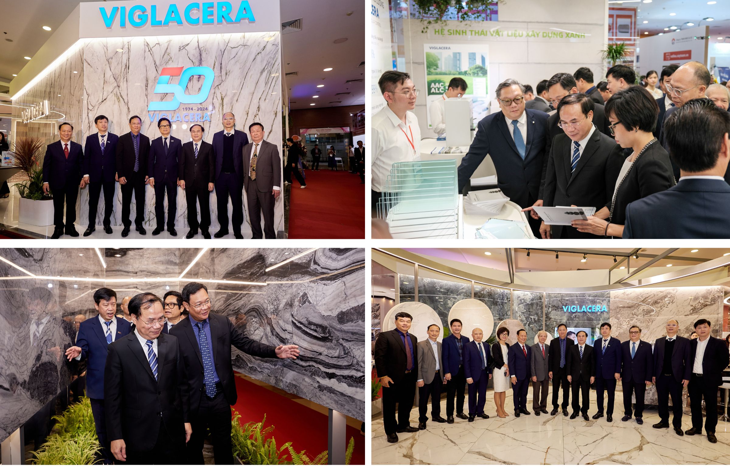 Viglacera recreates history and art performance from Green materials at Vietbuild Hanoi